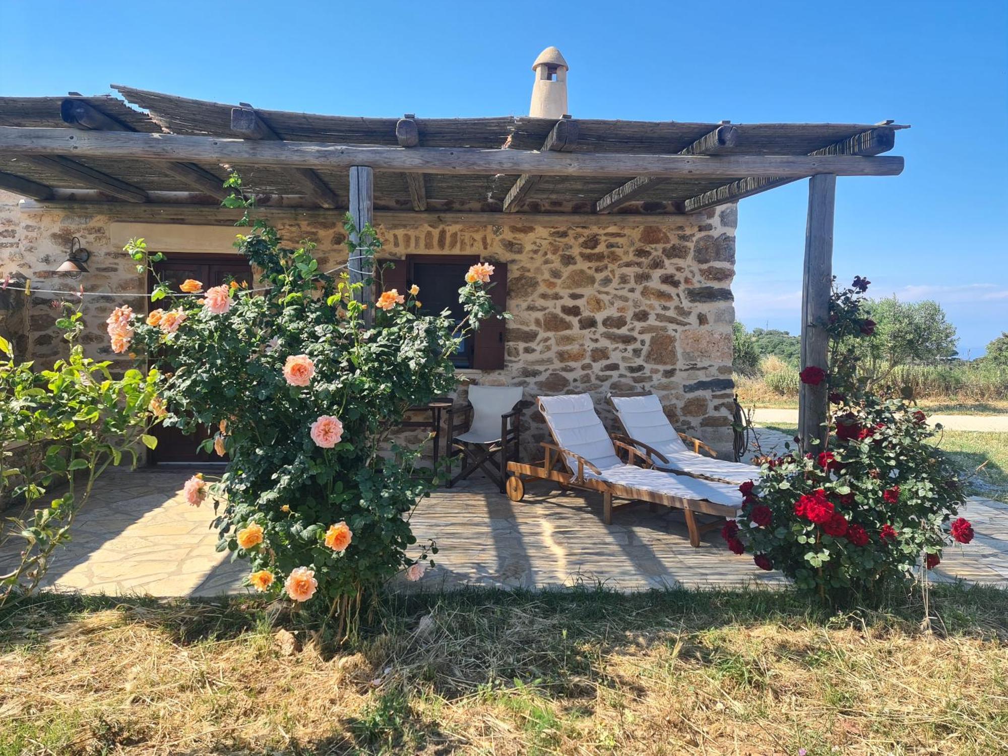 The Stone House Villa Potamos  ภายนอก รูปภาพ
